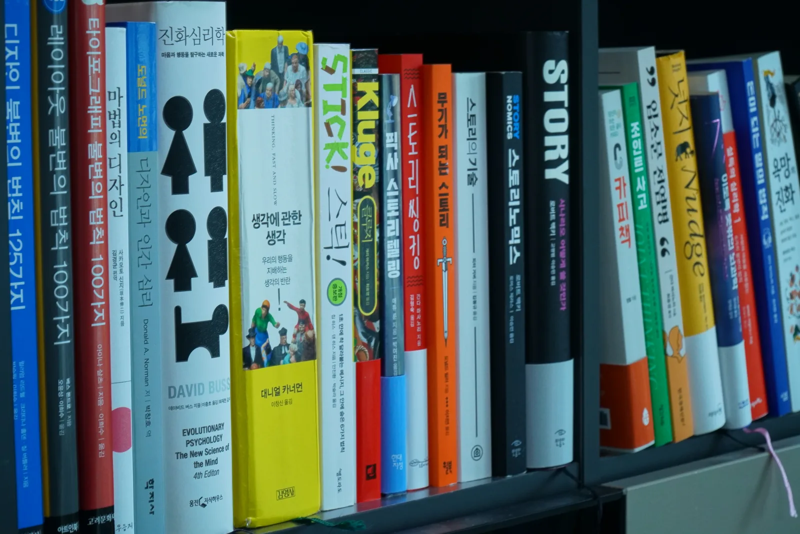 Reading shelf